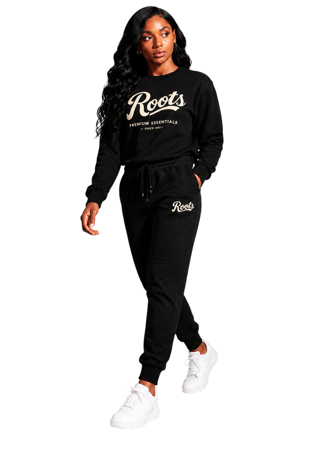 Roots And Culture Premium Essentials Crewneck Sweatsuit