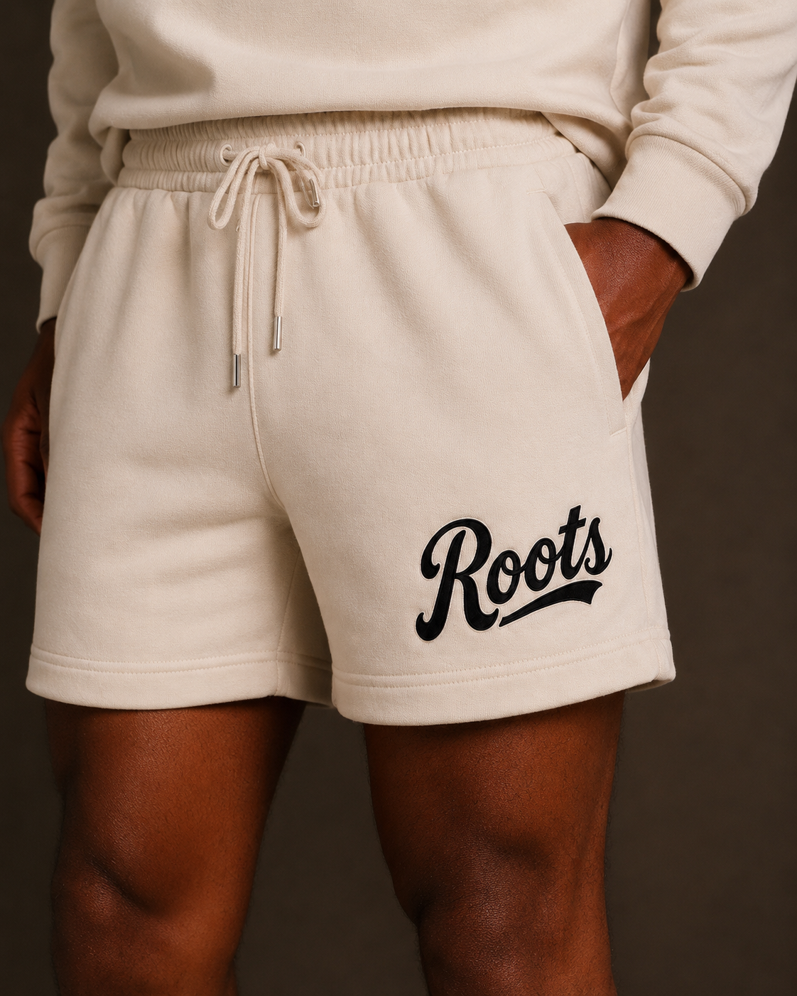 Roots Premium Essentials Shorts (Cream)