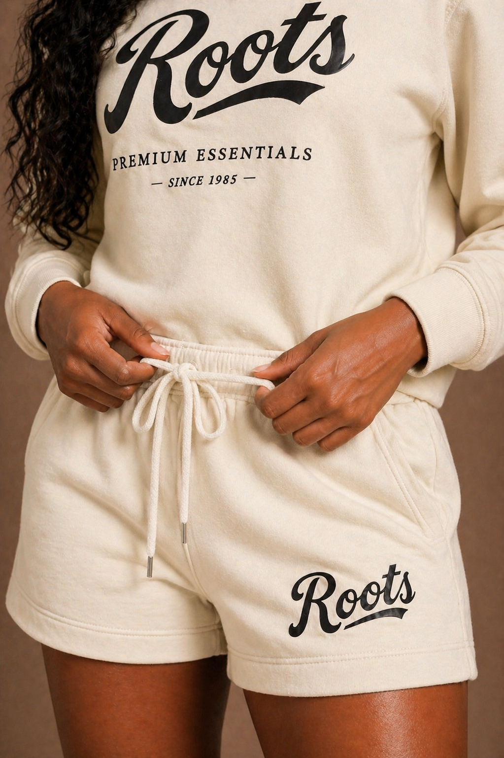 Roots Premium Essentials Shorts (Cream)