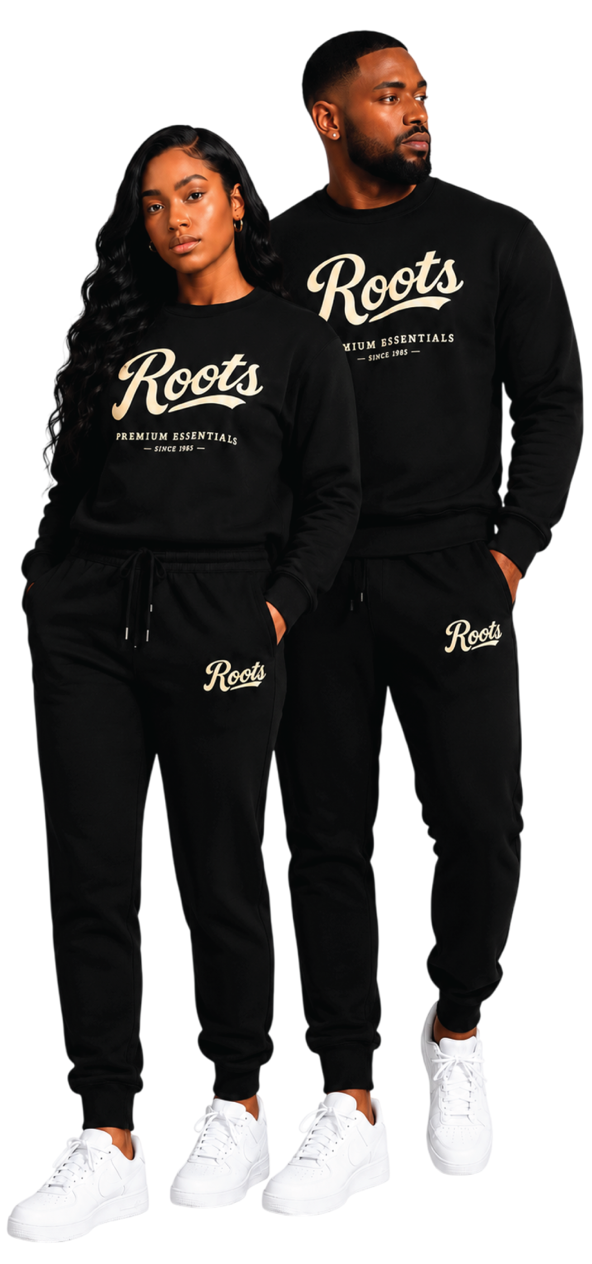 Roots And Culture Premium Essentials Crewneck Sweatsuit