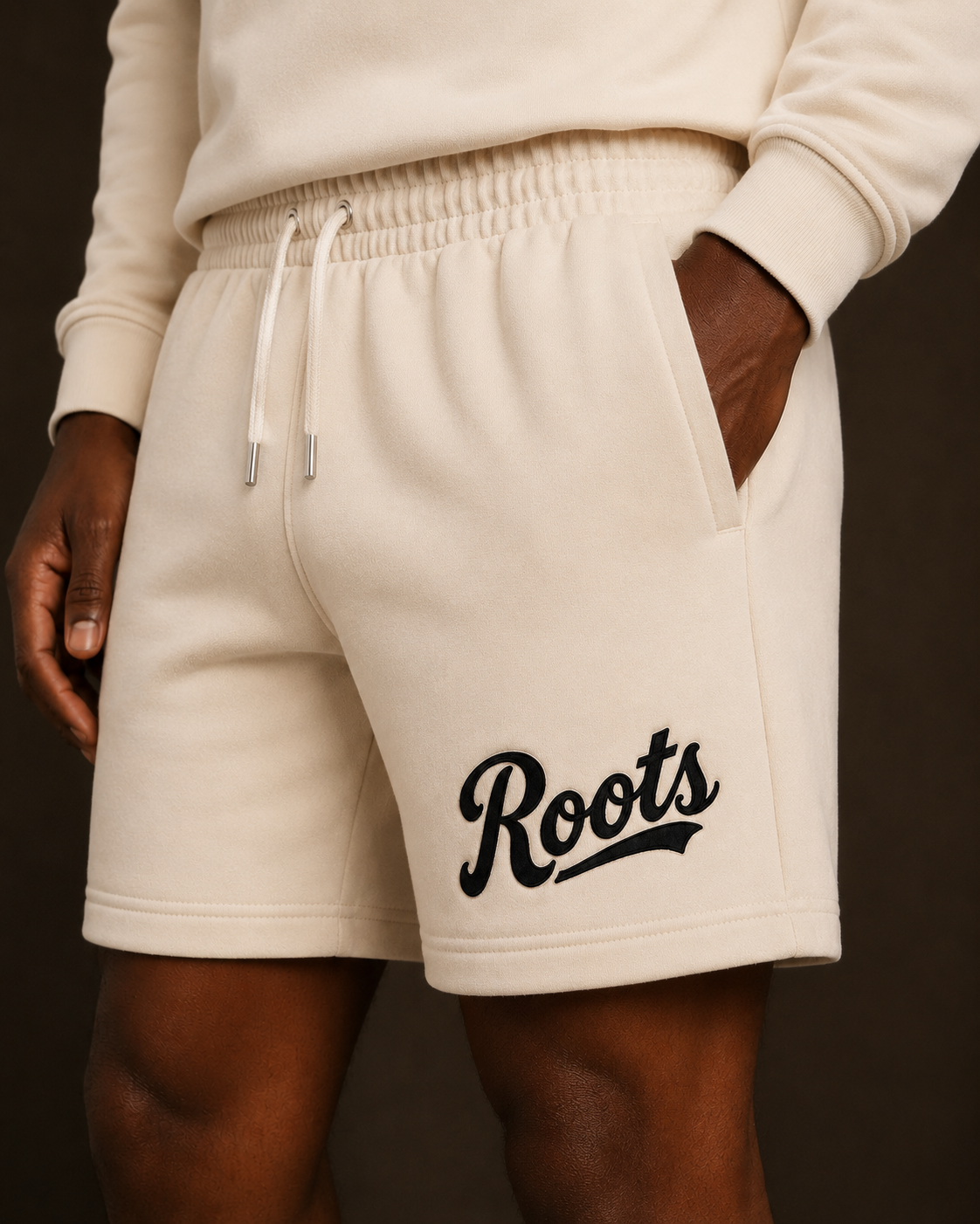 Roots Premium Essentials Shorts (Cream)