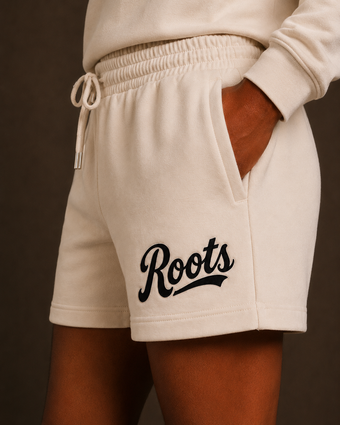 Roots Premium Essentials Shorts (Cream)