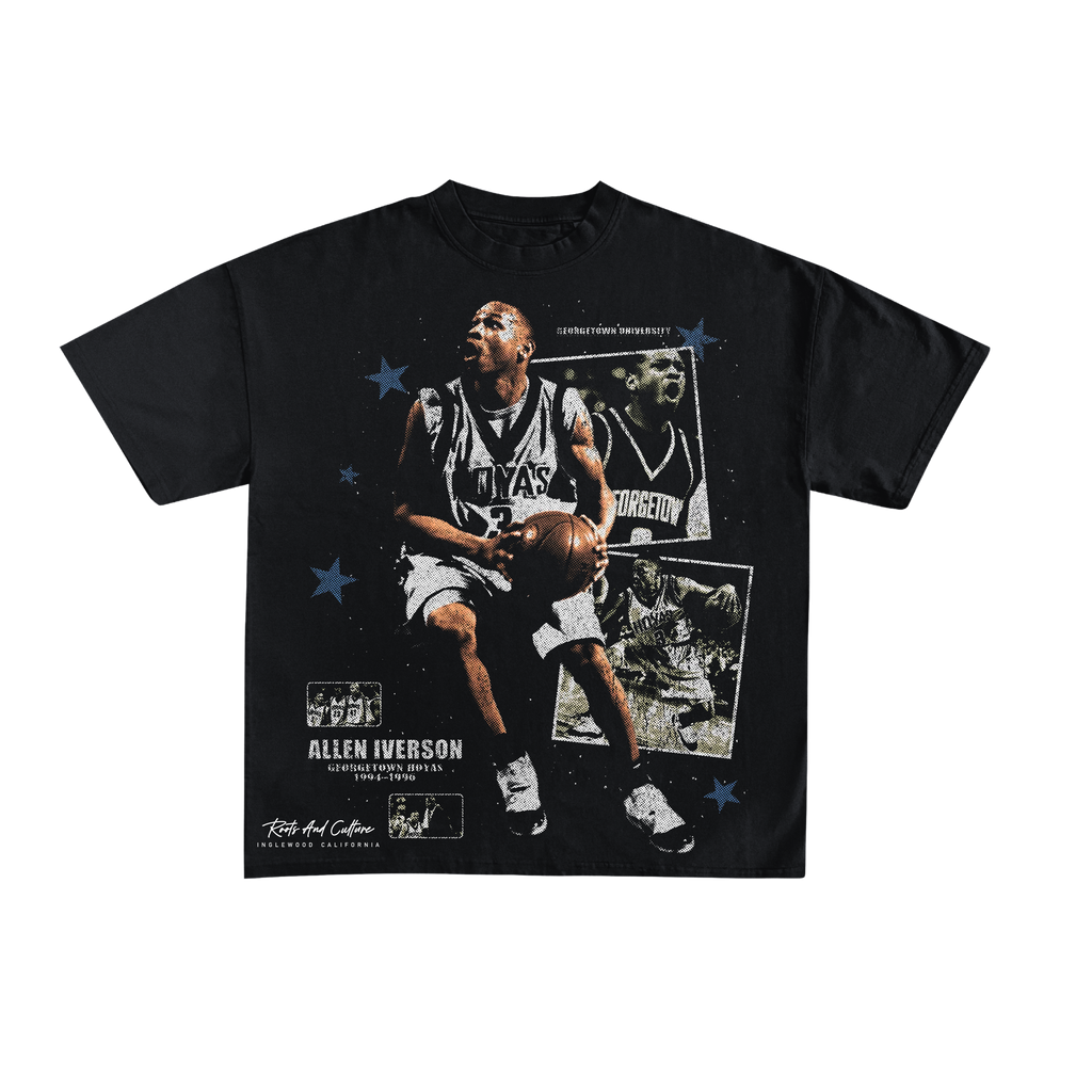 Allen Iverson "Georgetown Hoyas" Graphic T-Shirt