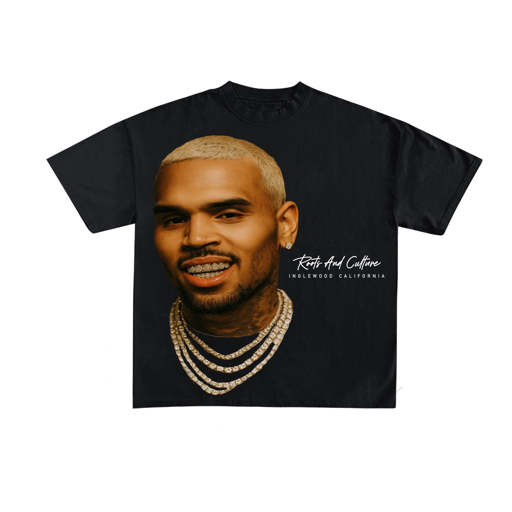 Chris Brown Gold Grill Graphic T-Shirt