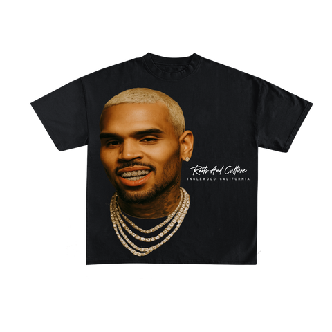 Chris Brown Gold Grill Graphic T-Shirt